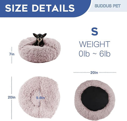 suddus Calming Dog Bed with Blanket Attached