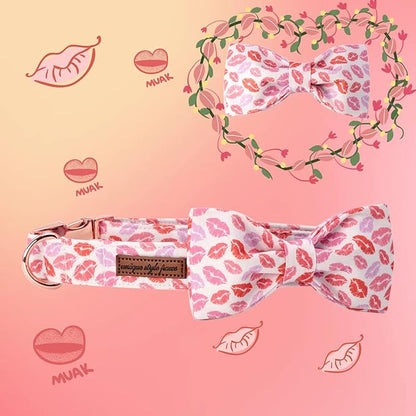 Unqiue Style Paws Valentine's Dog Collar