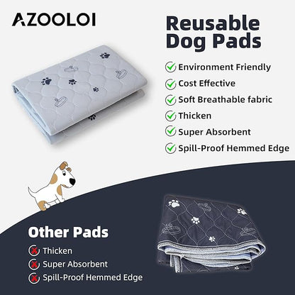 Reusable Pet Pee Pads 4 Pack 18"x24" Ultra-Absorbent