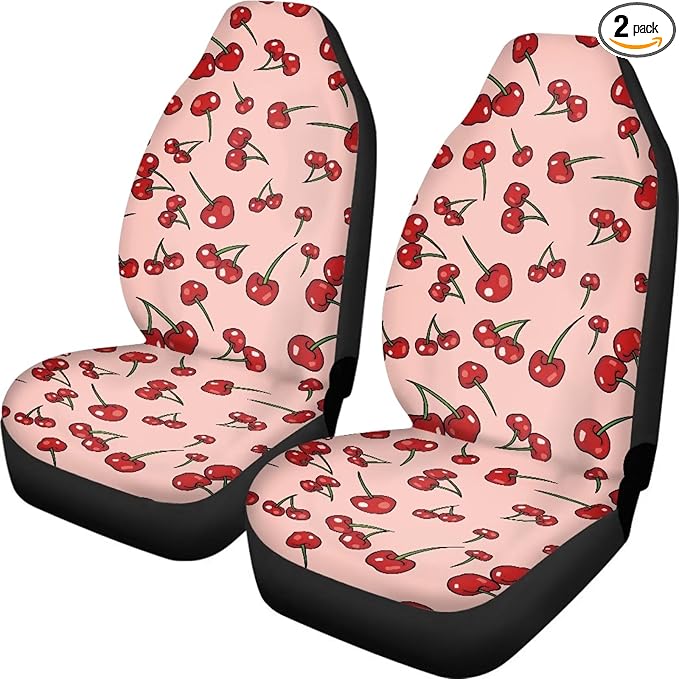 Cherry Car Seat Covers Full Set of 2