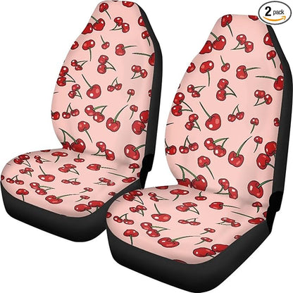 Cherry Car Seat Covers Full Set of 2