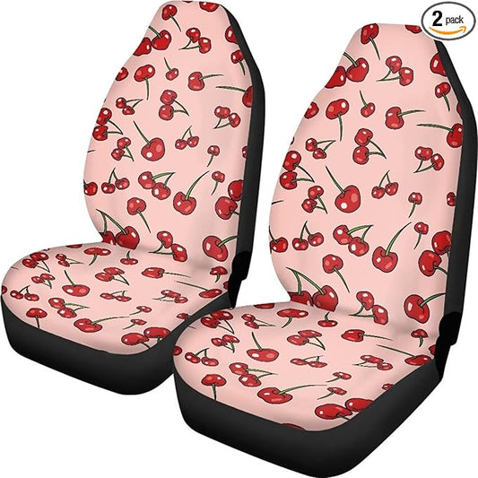 Cherry Car Seat Covers Full Set of 2