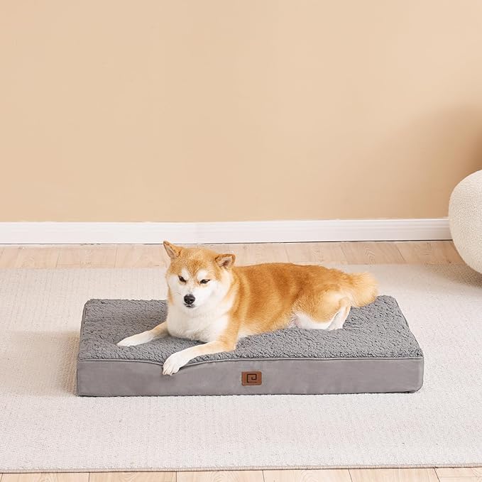 EHEYCIGA Orthopedic XL Dog Beds for Extra Large Dogs with Removable Washable Cover for Crate 41x27