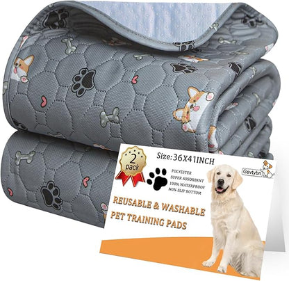 Washable Pee Pads for Dogs 2Pack 36''x41''