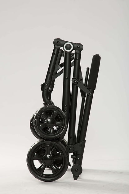 Pet Stroller with 2 Detachable Carriers