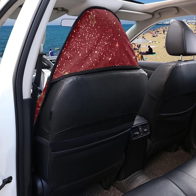 Yewattles Summer Christmas Tree Beach Waterproof Automotive Seat
