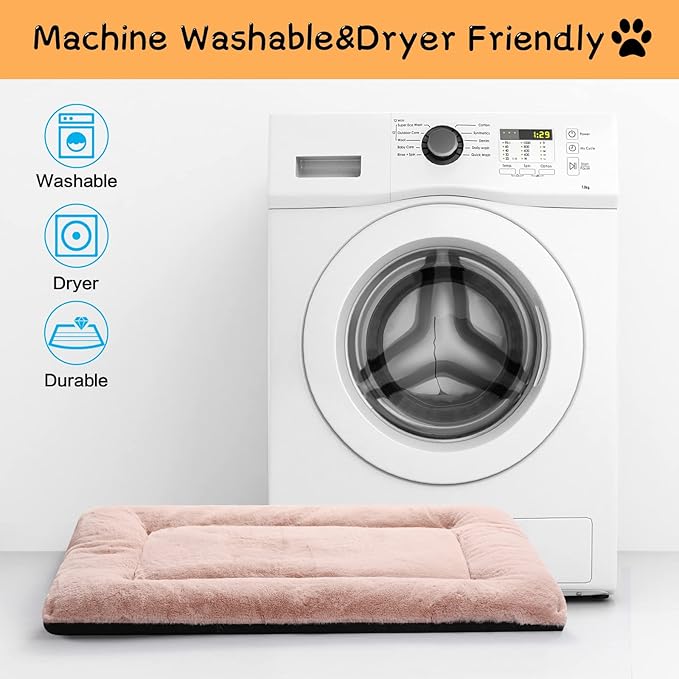 Dog Beds Crate Pad for Small Dogs Fit Metal Dog Crates 24inch