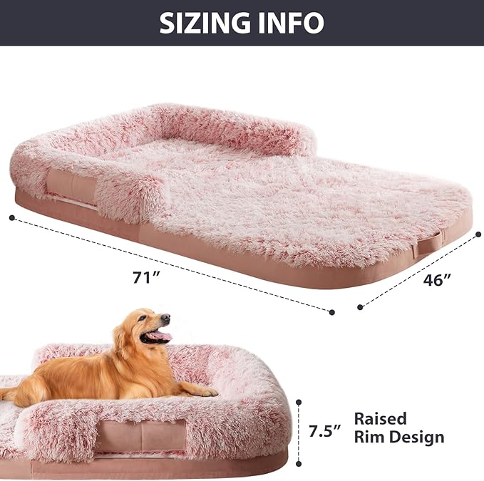 RRPETHOME Human Dog Bed for People Adults