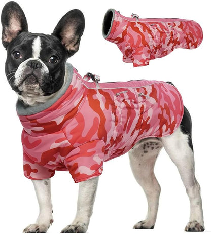 IDOMIK Warm Dog Coats with Harness