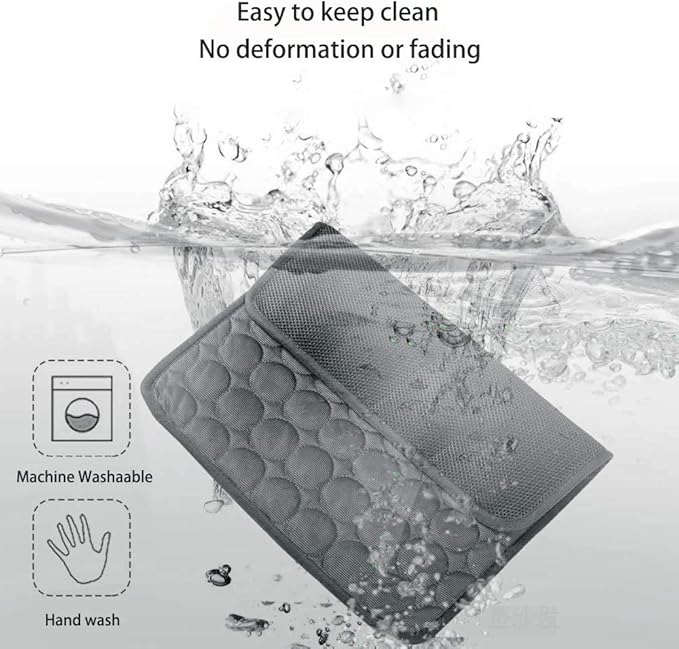 MICROCOSMOS Summer Cooling Mat & Sleeping Pad- Water Absorption Top 40" x 28")