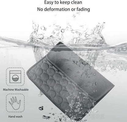 MICROCOSMOS Summer Cooling Mat & Sleeping Pad- Water Absorption Top 28" x 22")