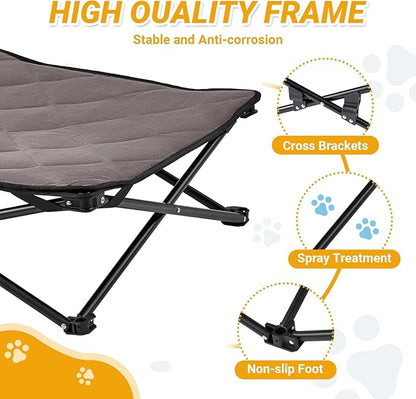 KingCamp Elevated Dog Bed Raised Dog Bed Dog