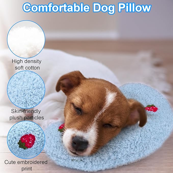 Mity rain Dog Pillow, Anxiety Relief Pillow for Dog, Ultra Soft High Density Calming Pillow for Joint Relief Sleeping Improve, Pet Calming Toy