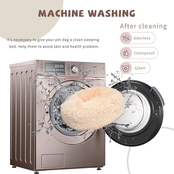 Light Brown Dog Bed Small Dogs,20 inches 10 lbs