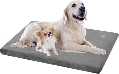 EMPSIGN Stylish Dog Bed Mat Dog Crate Pad Mattress Reversible (Cool & Warm)