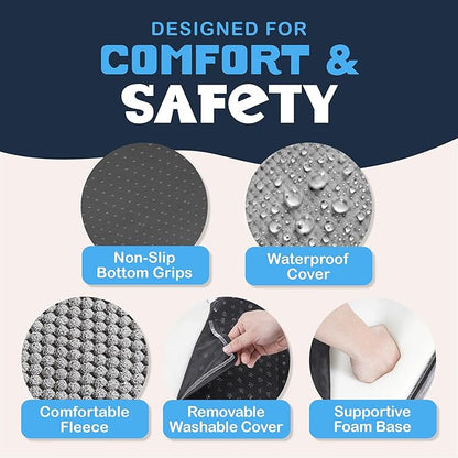 PAWZY Foam Pet Stairs for Bed 3-Tier Dog