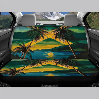 AFPANQZ Jamaica Flag Cloth Backseats Rear Seat Cushion