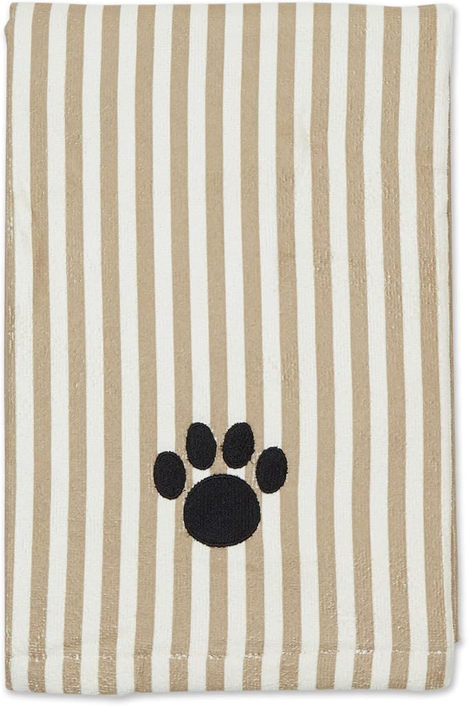 Bone Dry Pet Grooming Towel Collection Absorbent Microfiber X-Large 41x23.5", Striped