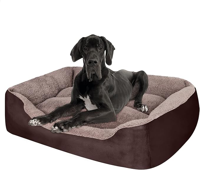 PUPPBUDD Dog Beds for Extra Large Dogs