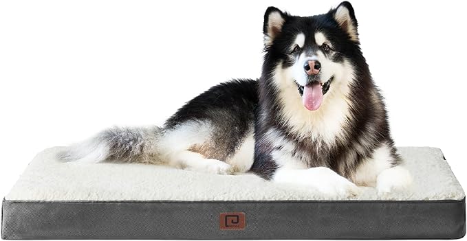 EHEYCIGA Orthopedic XXL Dog Beds for Jumbo Dogs with Removable Washable Cover for Crate 47x29
