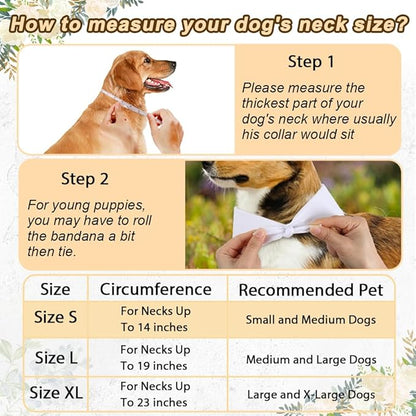 SZEE Wedding Dog Bandanas, My Humans are Getting Married Dog Bandanas for Dogs, Dog Engagement Wedding Party, Pet Wedding Photo Prop Bandana for Engagement, Gifts for Couples (White & Black, Small)