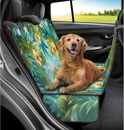 AFPANQZ Tropical Leaves Sloth Car Seat Cover Waterproof