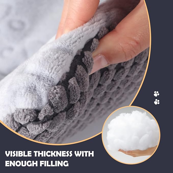 IEUUMLER Dog Bed FC014 (Gray,24"*18")