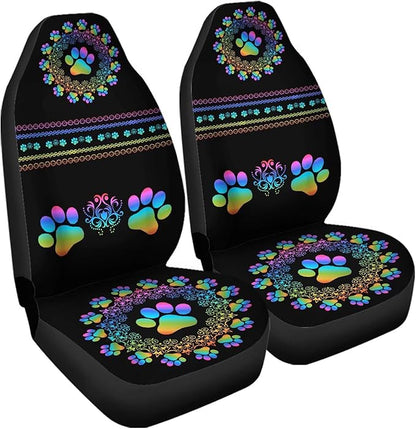 Car Seat Front Cover 2pcs Gradiant