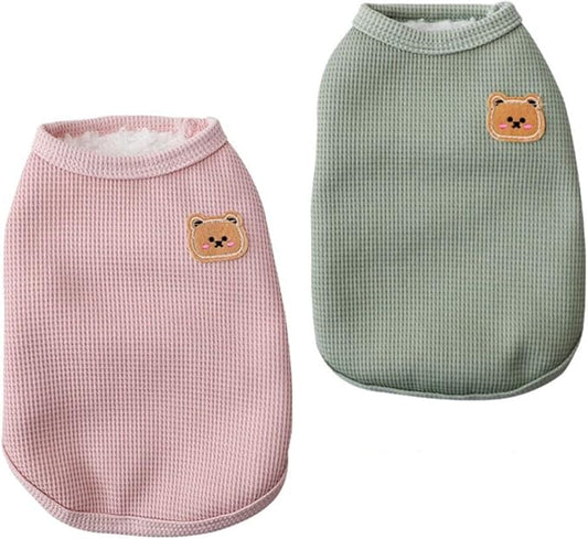 Fleece Cotton Dog Shirt Winter Warm Lightweight Pet