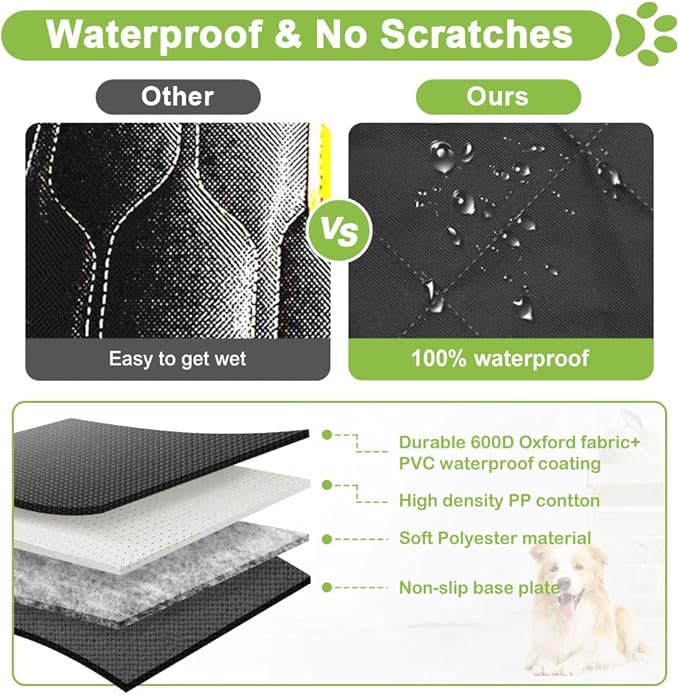 Dog Seat Cover for F150 F250 F450 and Ram 1500 2500