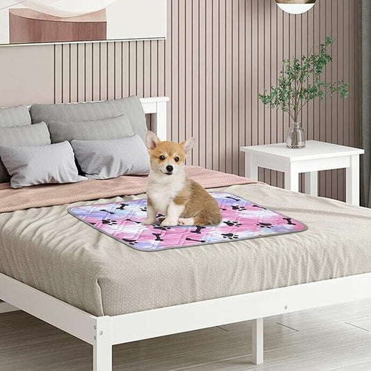 Dog Bed Cover for Pets Blankets Rug Pads for Couch Protection Waterproof Bed Covers Dog Blanket Furniture Protector Reusable Changing Pad (20X30