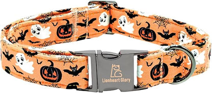 Lionheart glory Dog Collars Fall Halloween Pumpkin Collar