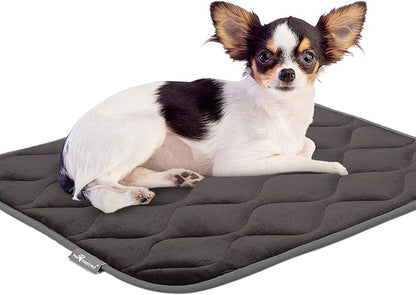 Paw Inspired Washable Padded Crate Mats for Dogs 23” x 17” Pad, 24-inch Kennels