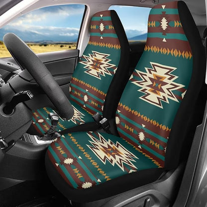 Tribal Aztec Seat Covers for Cars Front Seat