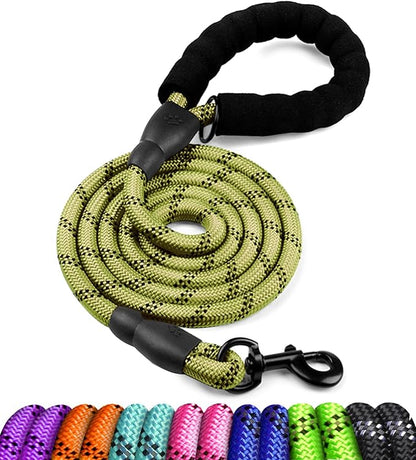 COOYOO Dog Leash 5/6 FT with Comfortable Padded