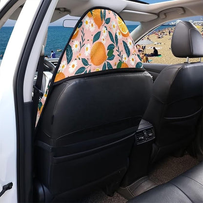 Orange Waterproof Towel Car Seat Cover Anti-Slip Bucket Seat Protector Washable Car Accessories Decro Universal Seat Cover for Car