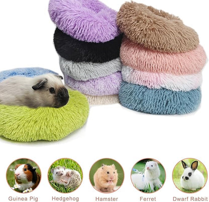 Guinea Pig Bed for Cage Plush Calming Hideout 11.8 inch