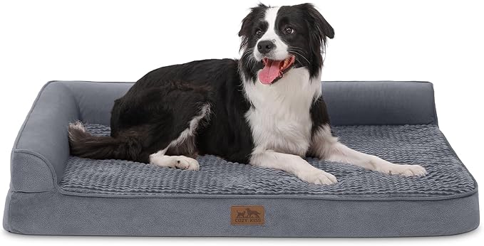 Orthopedic Dog Bed for Large Dogs (L,42" L 30" W 7.5" Th)