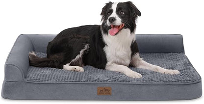 Orthopedic Dog Bed for Large Dogs (L,42" L 30" W 7.5" Th)