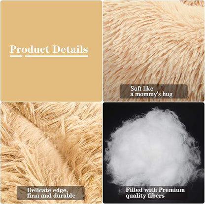 MFOX Calming Dog Bed (L/XL/XXL/XXXL) for Medium and 25/35/55/100lbs