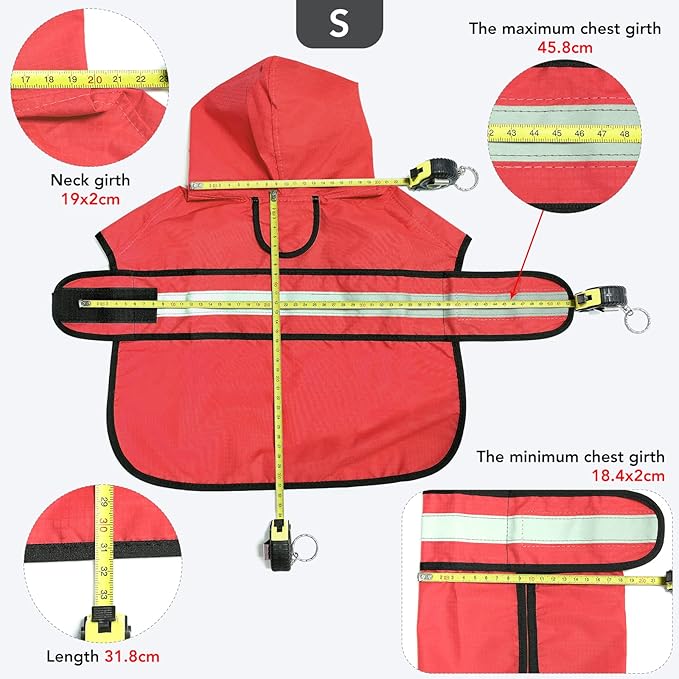 Reflective Dog Raincoat