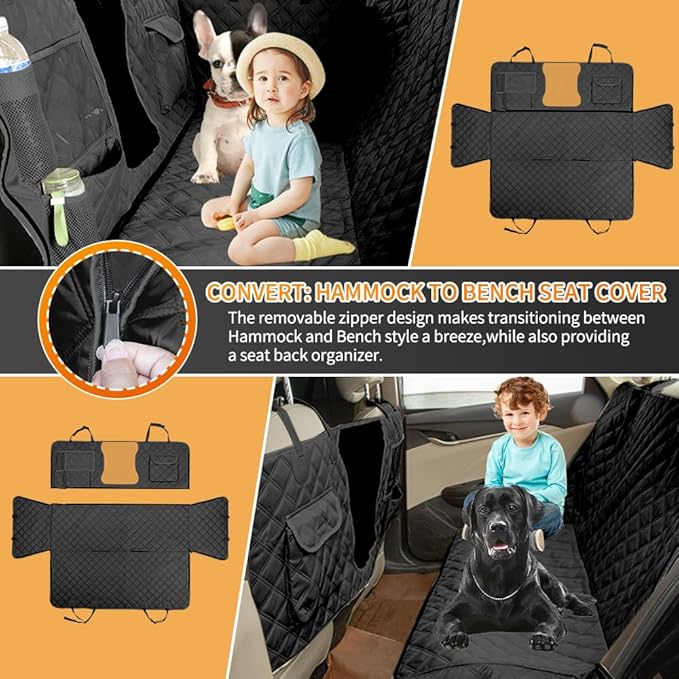 Deluxe Dog Seat Cover for Back Seat