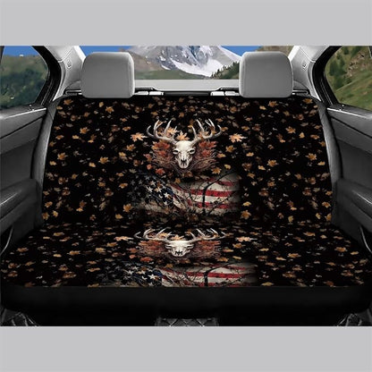 AFPANQZ Deer Skull Car Rear Bench Protective Car