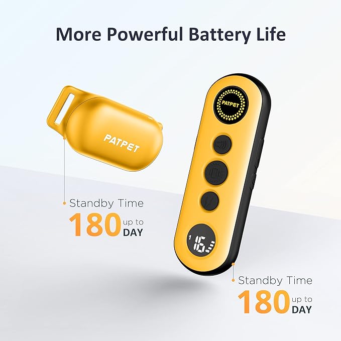 PATPET Dog Training Collar with Remote 3 Adjustable (8-120 lbs)