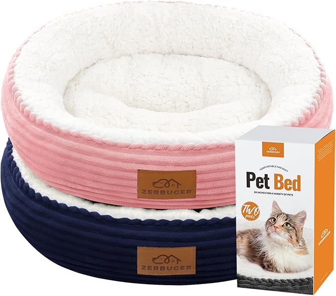 Cat Bed 20In Dog 2 Pack)