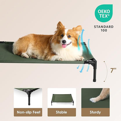 EHEYCIGA 36 Inch Elevated Dog Cot Bed Medium