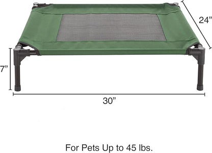 Elevated Dog Bed ? 30x24 Portable Bed 50lbs by