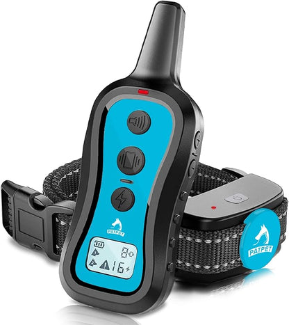 PATPET Dog Training Collar Dog Shock Collar with Remote 3 Training 1000 ft