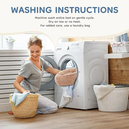 DUMOS Calming Dog Bed 24 Inch 25 lbs