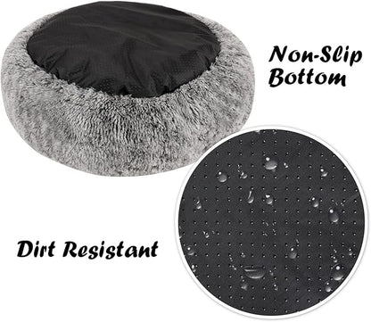 Solution4Patio Donut Small Pet Bed 23.62" Dia 3.15" H, #B607B00
